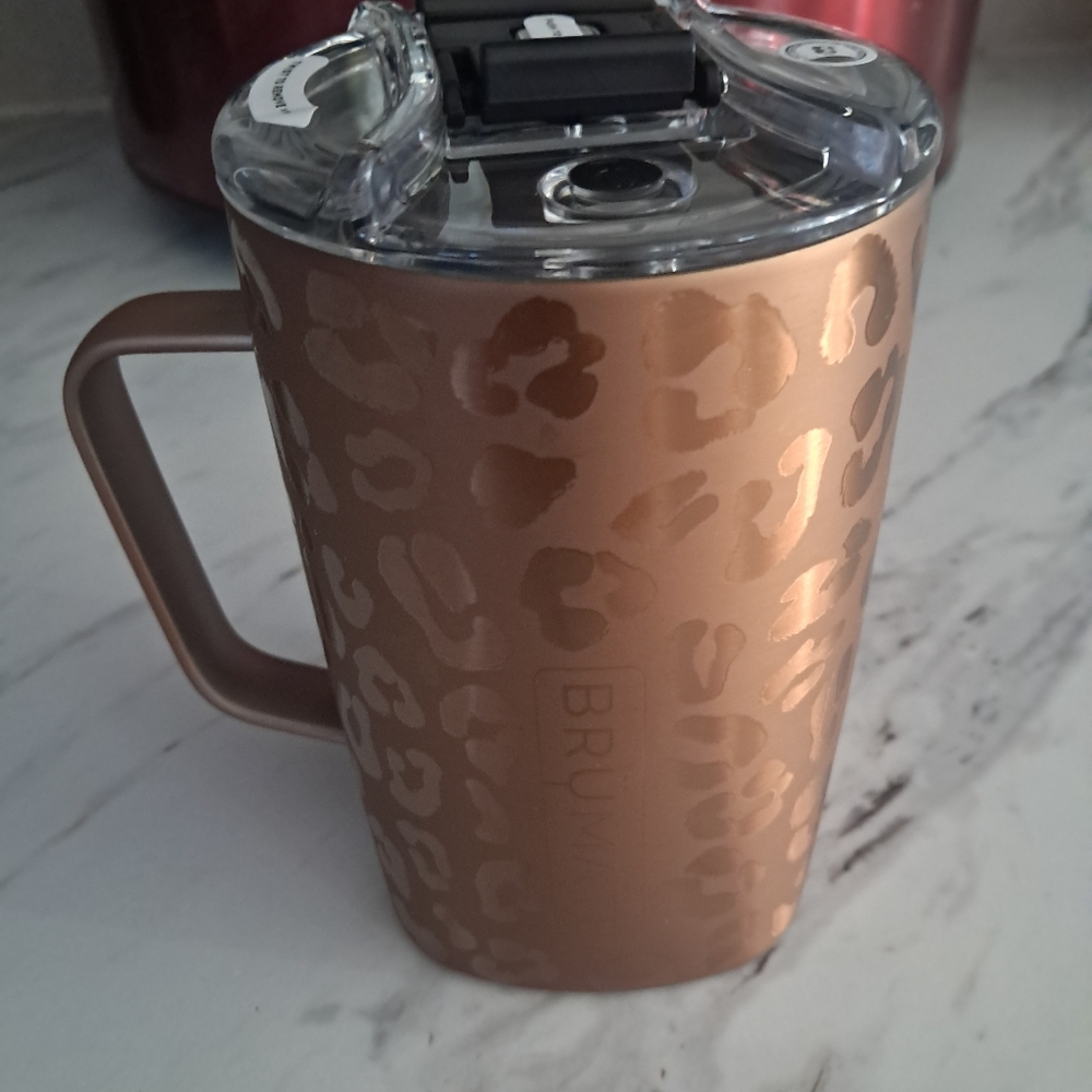 Brumate gold leopard print toddy